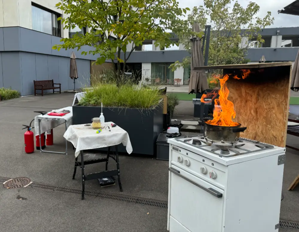 Brandschutzschulung Theorie und Praxis